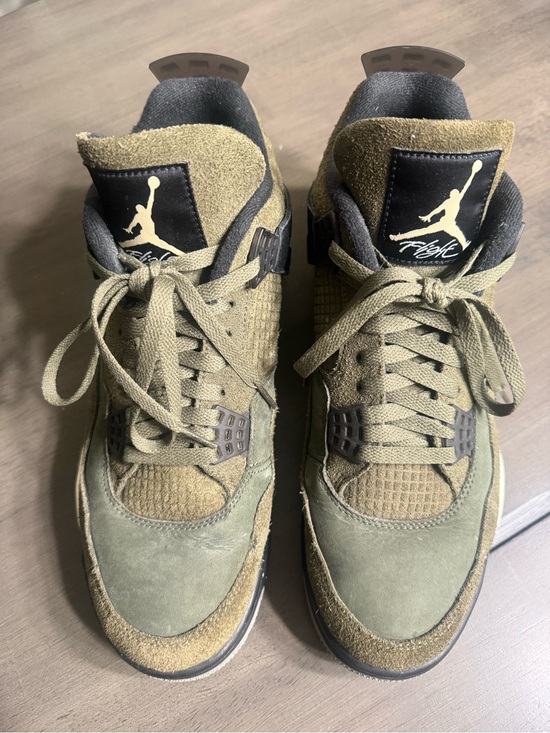 Jordan Other - Nike Air Jordan 4 Retro Craft Men's Olive Green Sneakers